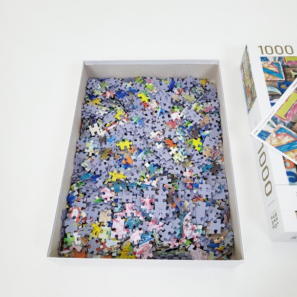 Belvedere Prestige Collection 1000 Piece Puzzle Alphabet Abstract Colorful - Picture 2 of 9